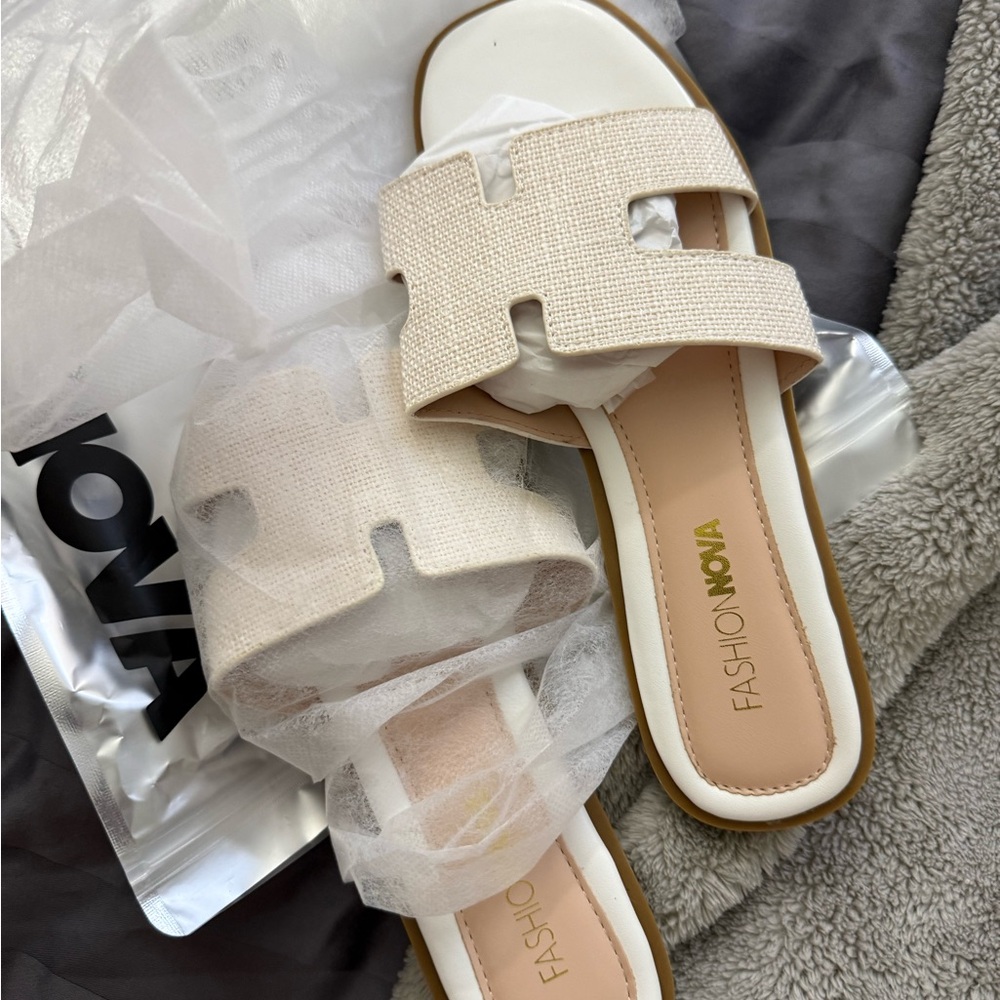 Square Toe Slide on Sandals
